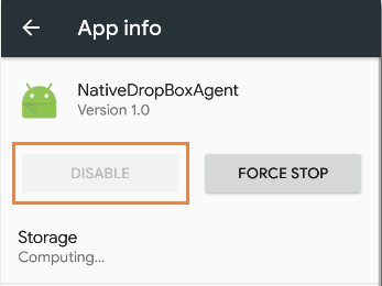 What is NativeDropBoxAgent app Can i Delete it from my phone?