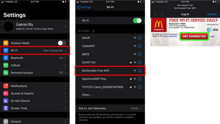 How to Connect with McDonalds Wifi Wayport_Access